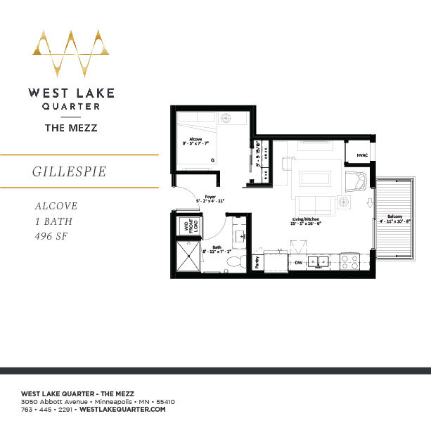 Floorplan - The Mezz at West Lake Quarter