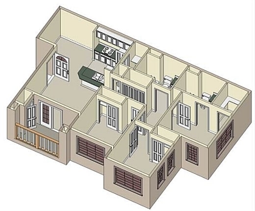 3BR/2BA - Highland by Vintage