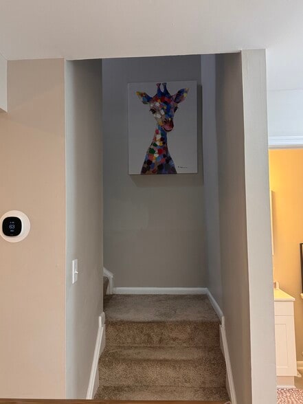 Stairs to second floor - 1967 Airy Cir