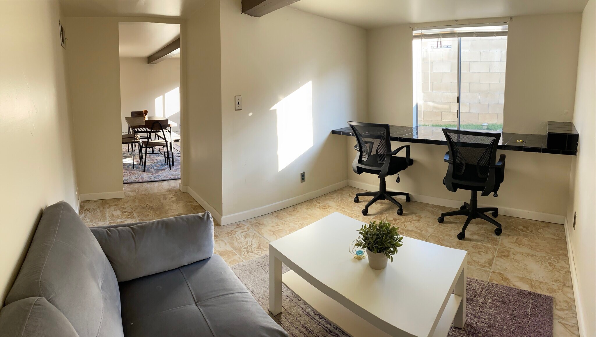 Downstairs study room/office space - 1841 Marney Ave