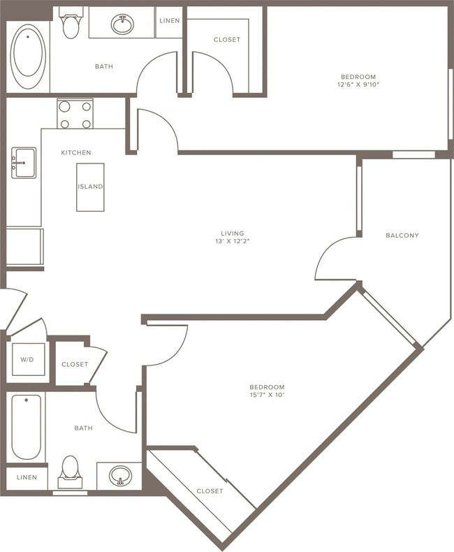 Two Bedroom- B2 - The Adeline