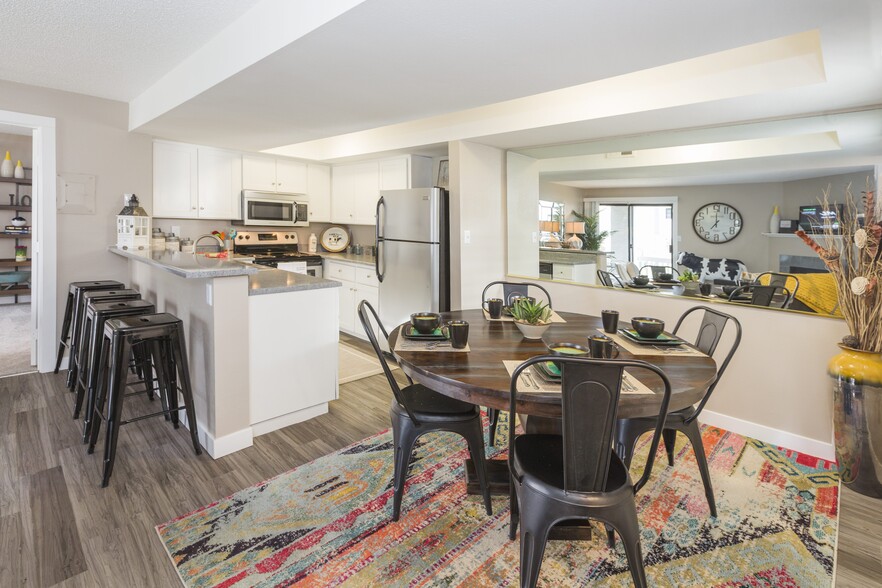 Dining Area and Kitchen - Cottonwood Terrace