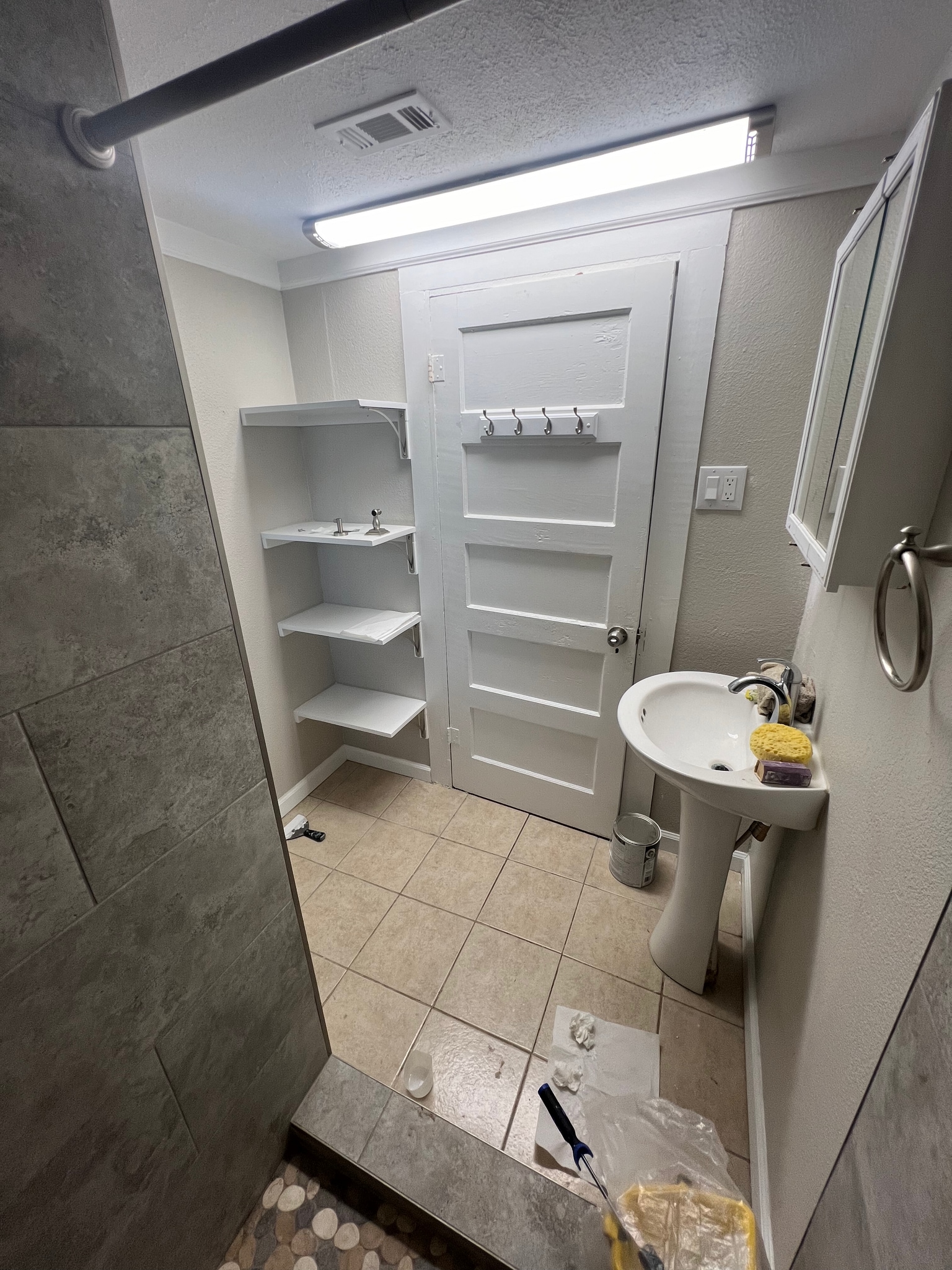 Bathroom View 2 - During remodeling - 2900 County Road 285