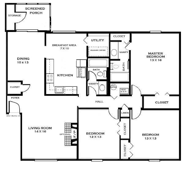 Floorplan - Riverstone on Powers Ferry