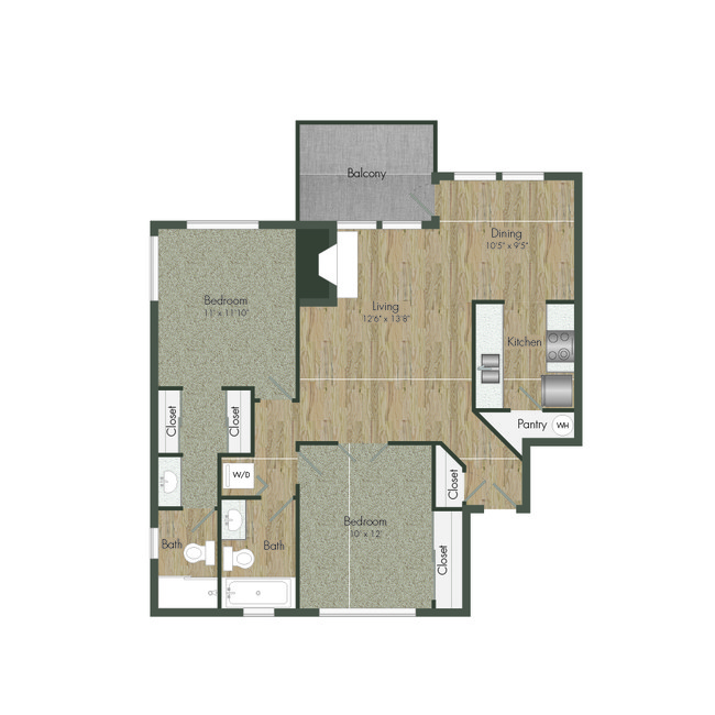 Floorplan - Reedhouse Apartments