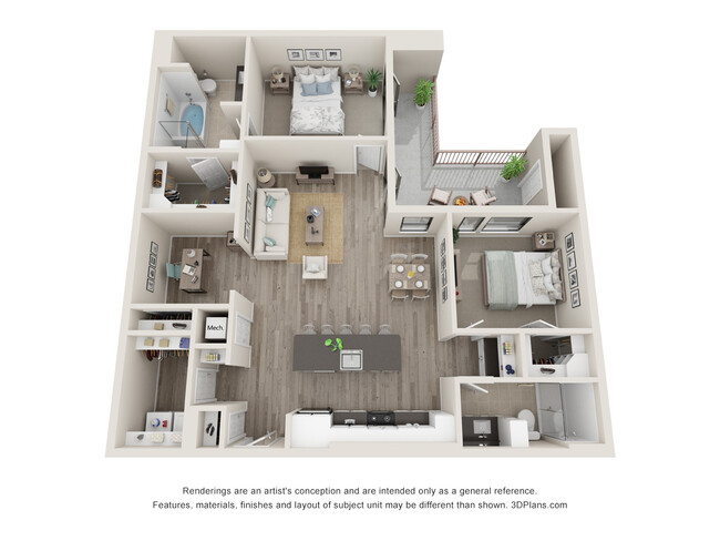 Floorplan - Durham Heights