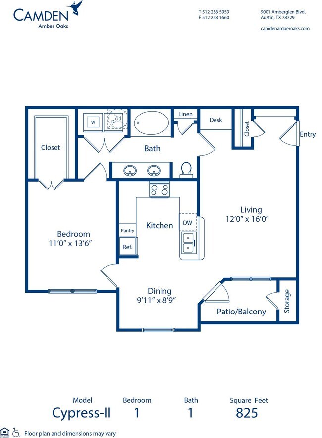 Floorplan - Camden Amber Oaks