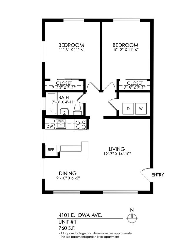 Floorplan - 4101 E Iowa