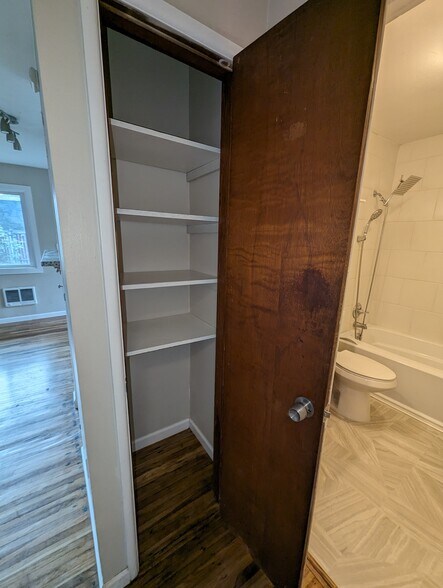 linen closet outside bathroom - 1626 Southeast Lexington Street