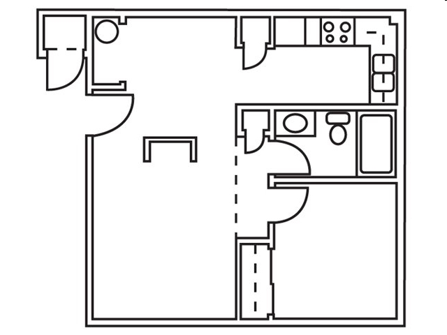 1BR/1BA - Harvard Street Apartments