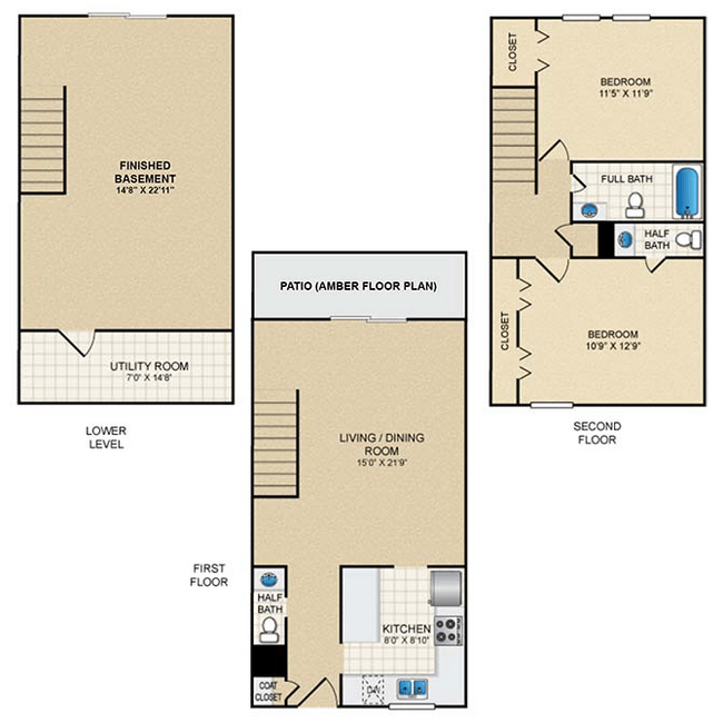 Floorplan - Sheridan Ridge Townhomes