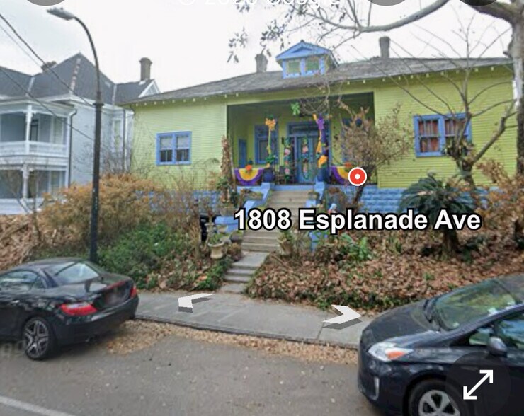 The view from the in front of house - 1808 Esplanade Ave