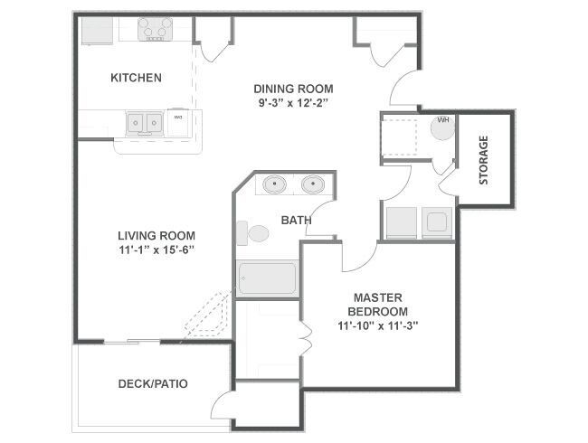 Ascend St Charles - A4 - 1 Beds - 1 Baths - 885 Sq. ft. - Ascend St Charles