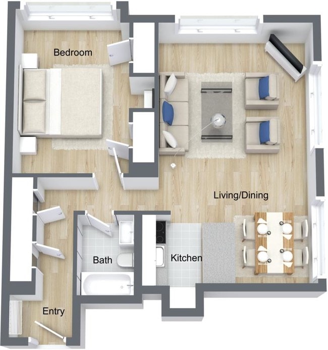 Floorplan - Pinnacle at Nob Hill