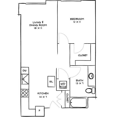 Floorplan - Indigo Apartments