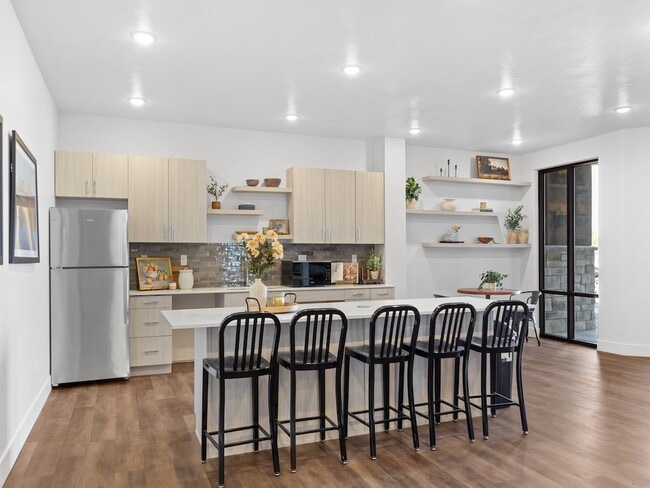 The Grove at Orchard Park Kitchen in Clubhouse - The Grove at Orchard Park
