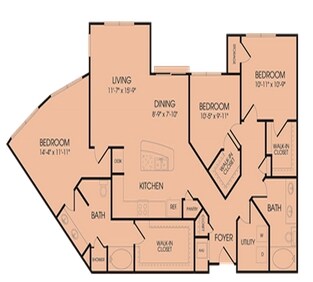 3BR/2BA - The Millennium Waterway