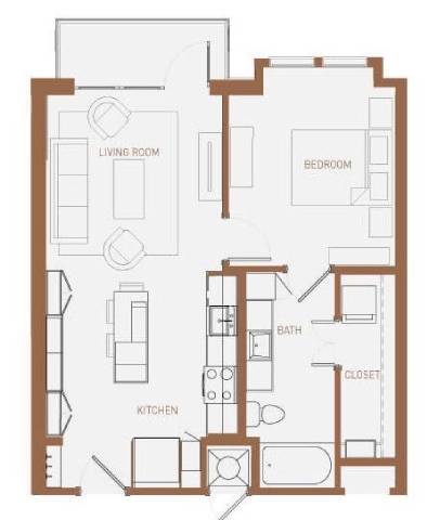Floorplan - The Kelton at Clearfork