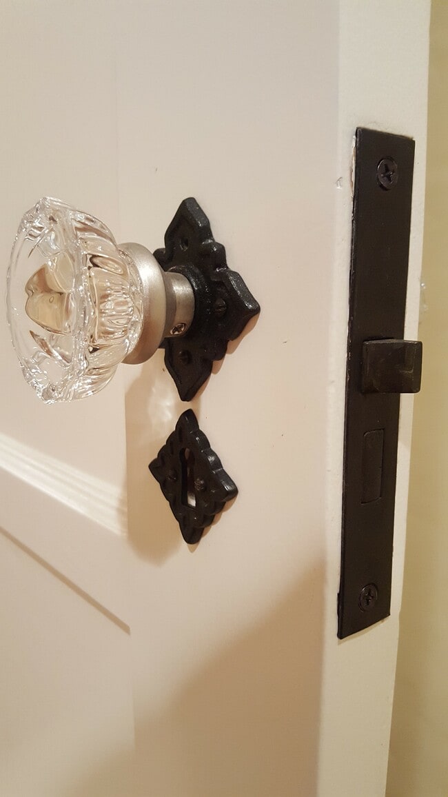 Example of Restored Original Hardware - 1103 S Crescent Heights Blvd