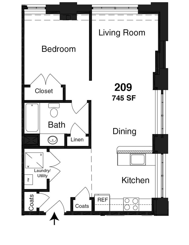 Floorplan - Turbine Lofts