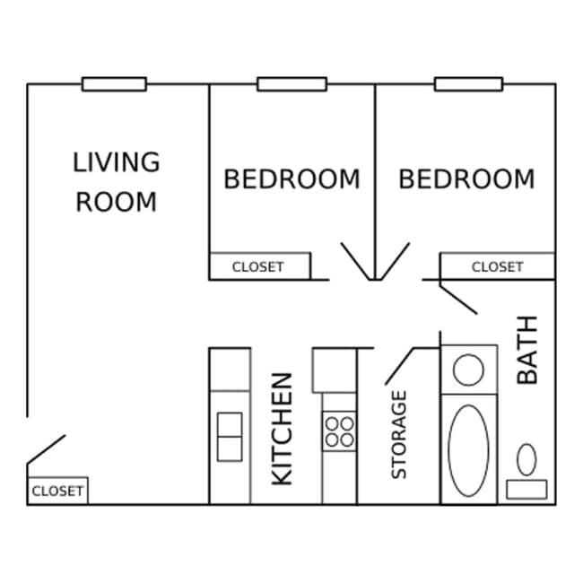 Floorplan - Sycamore Apartments