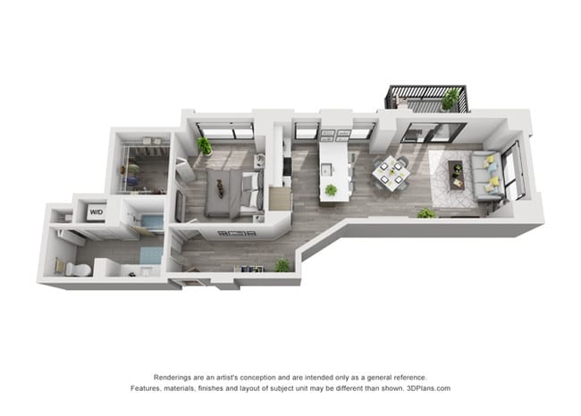 Floorplan - Residences at Addison Clark