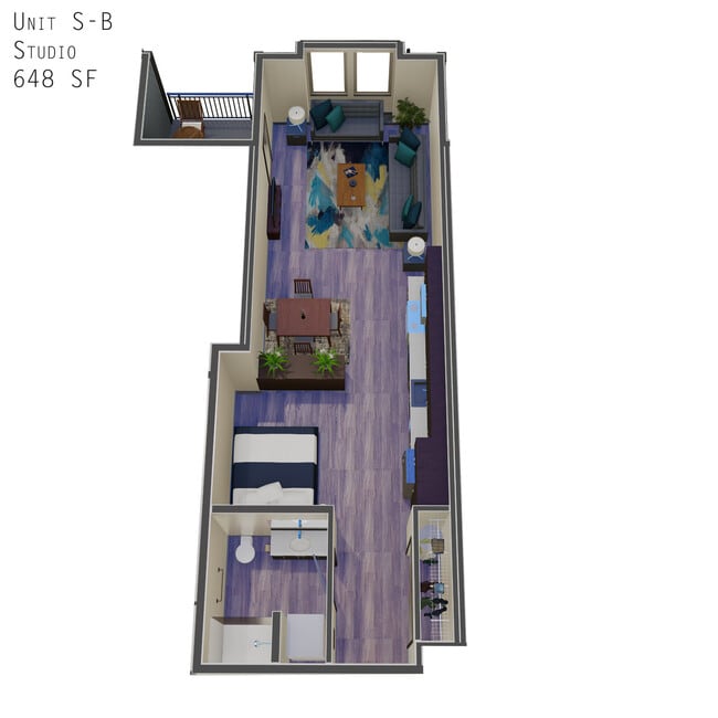 Floorplan - The 72nd Apartments