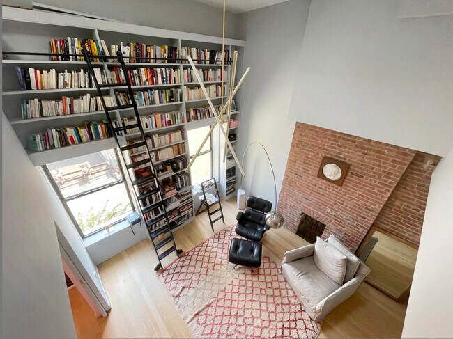 Library from upstairs - 154 Broadway