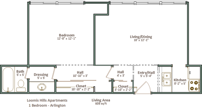 Interior Photo - Loomis Hills