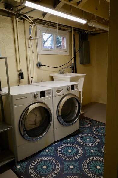 Laundry in Basement - 8607 SE Morrison St