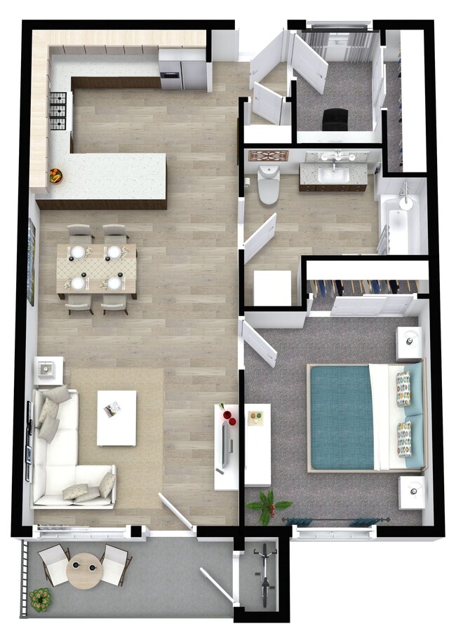 Floorplan - Waterford Terrace Apartments