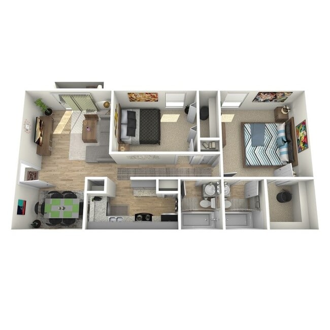 Floorplan - 6 Eleven Lamar Apartments