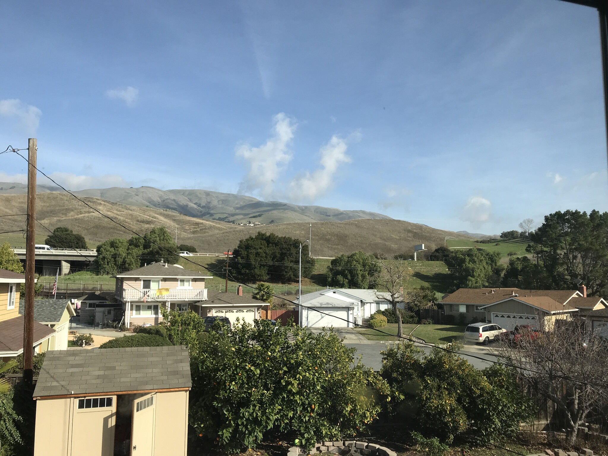 View from Master Bedroom window - 48346 Cottonwood St