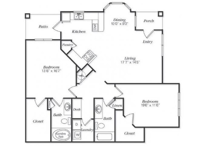 Floorplan - Villas at Carrington Square