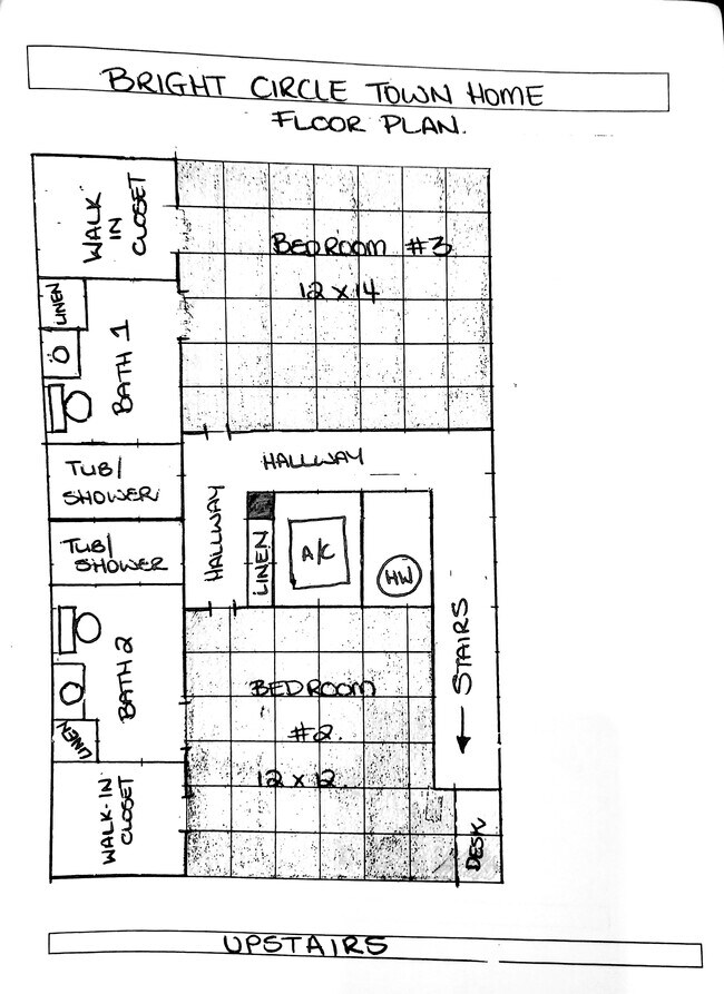 Upstairs - Bright Circle Town Homes
