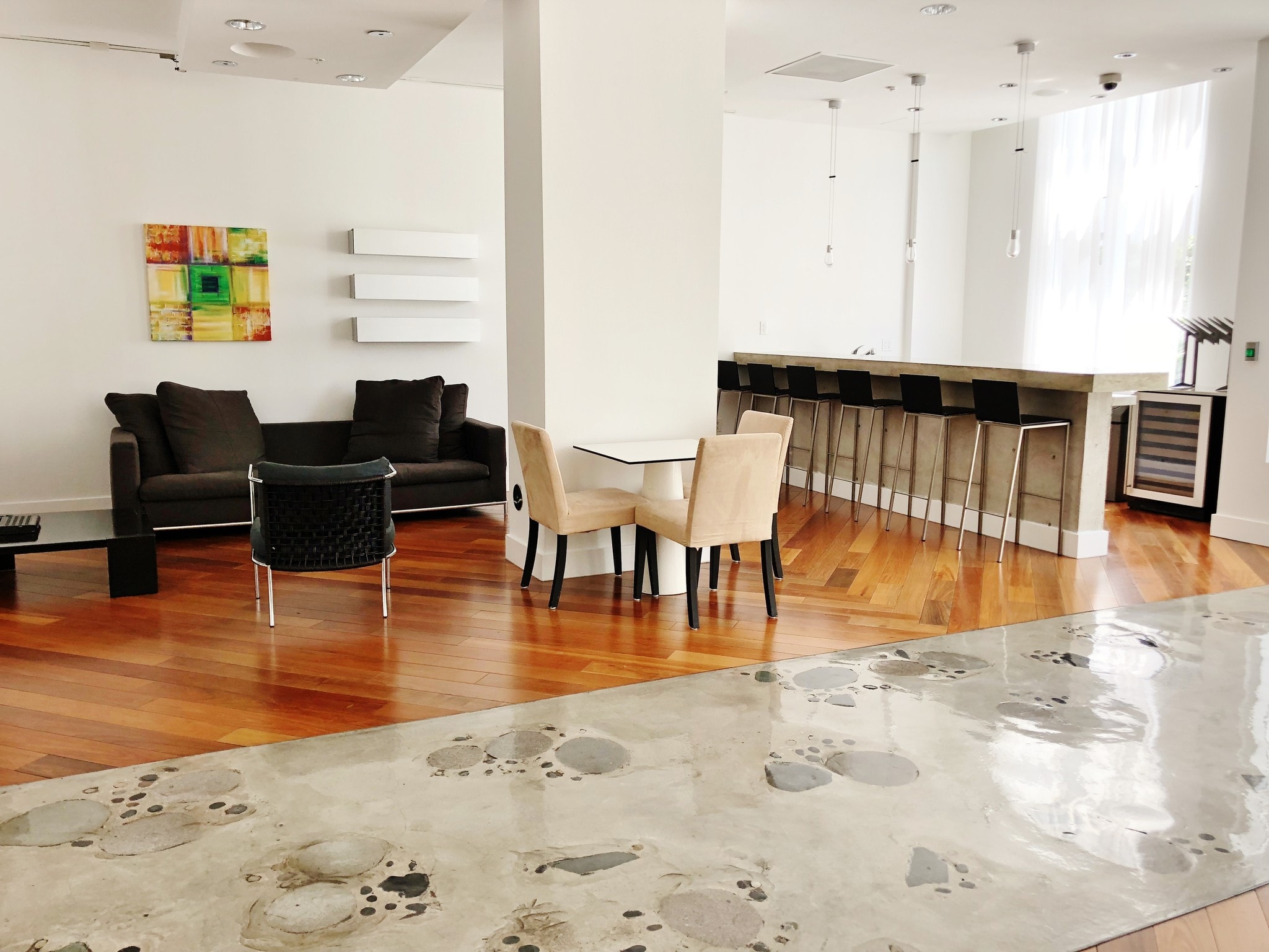 Community room with bar/pool table - 234 NE 3rd St