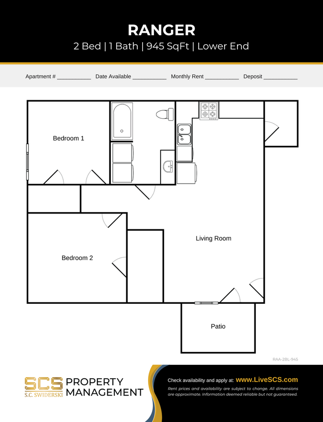 Floorplan - SCS Sturgeon Bay Estates