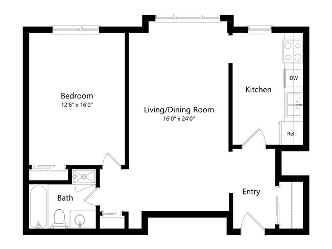 Floorplan - 1000 Green