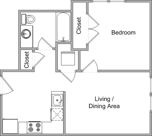 Floorplan - 2321 4th Street