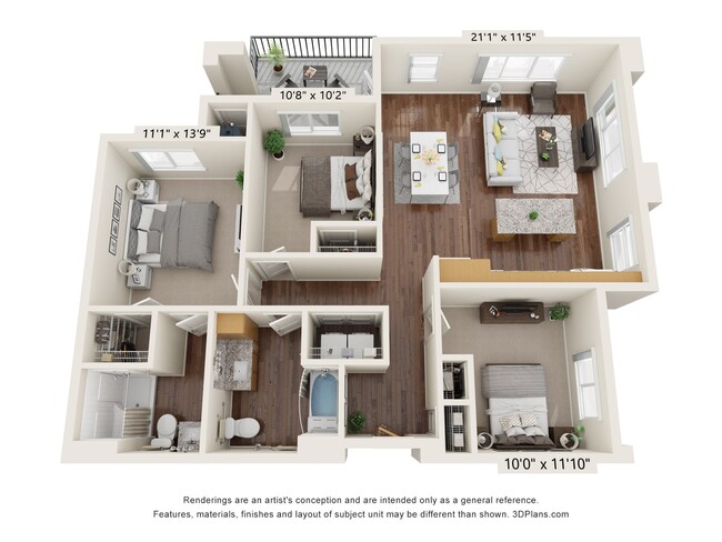 Floorplan - Aviara Flats