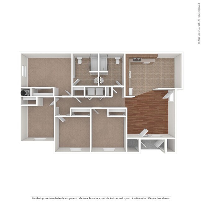 Floorplan - Northlake Apartments