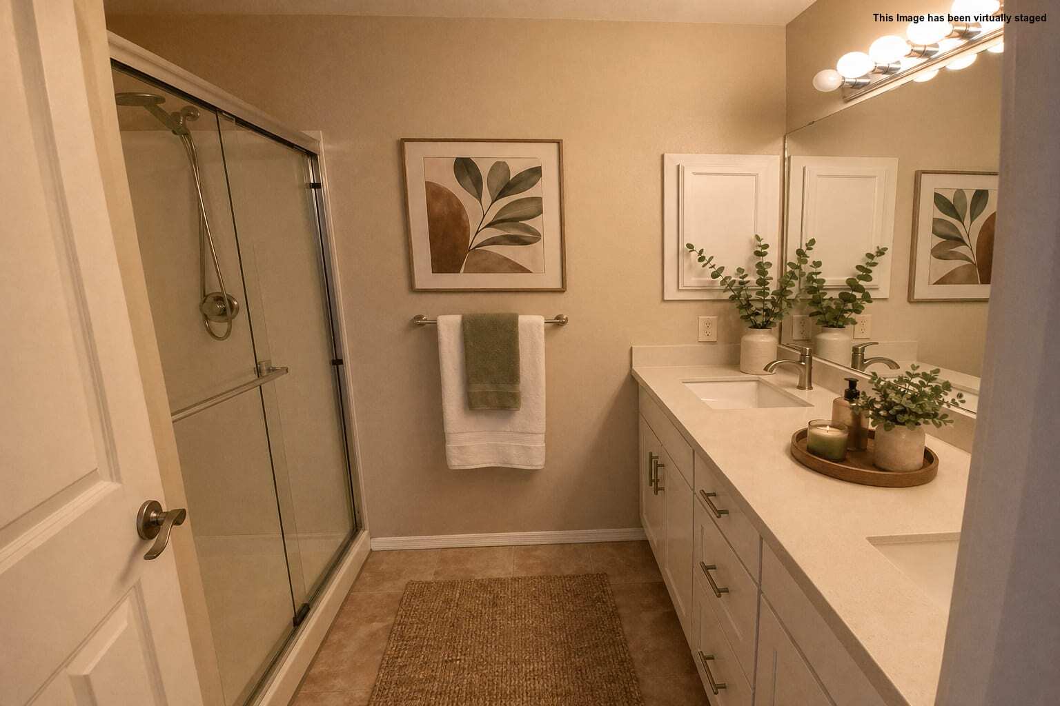 Primary Bath with Double Shower - 1306 57th St SW