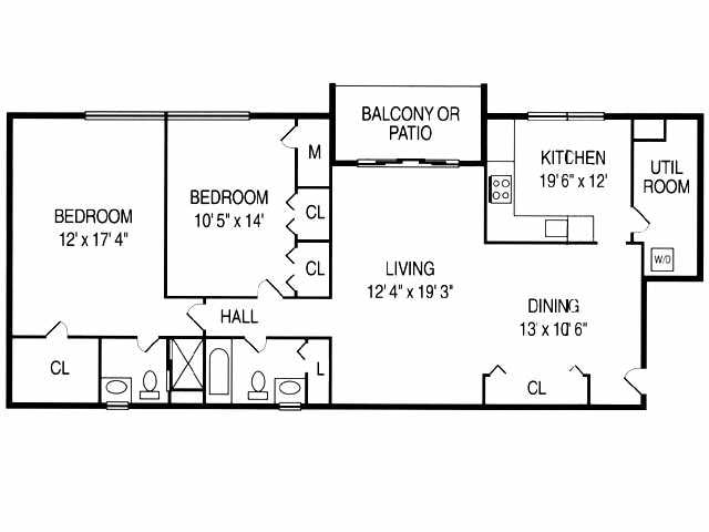 2BR/2BA - Park Place