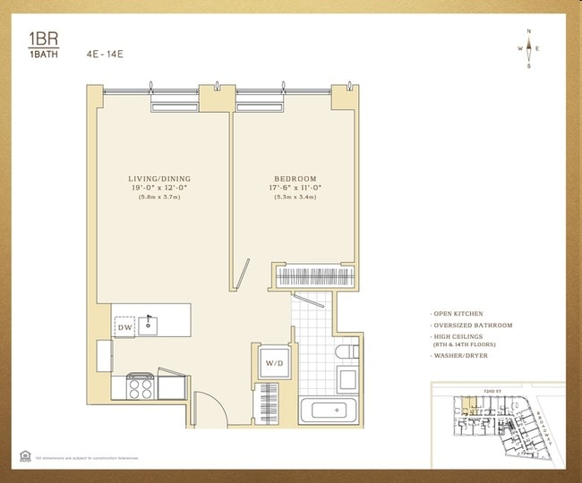 1BR/1BA - The Corner
