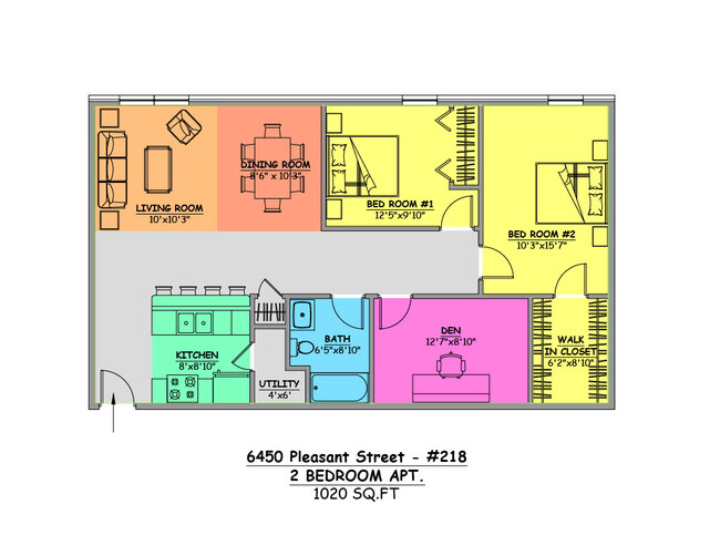 Floorplan - Apartments at The Schoolhouse