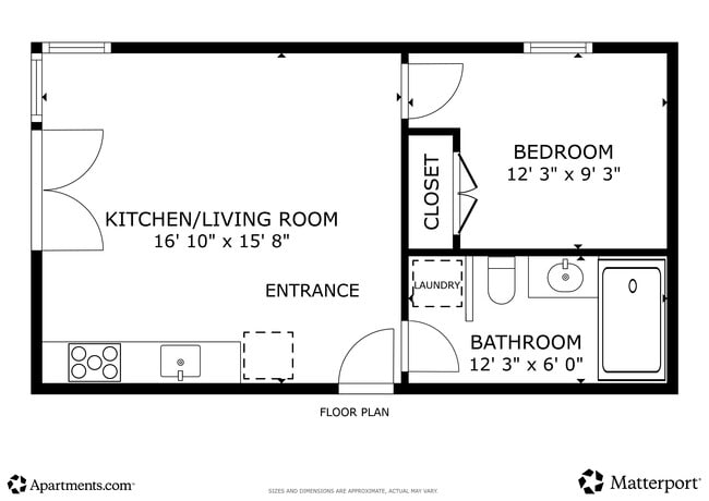 1BR, 1BA - 550SF - Sandcastle Revere Beach