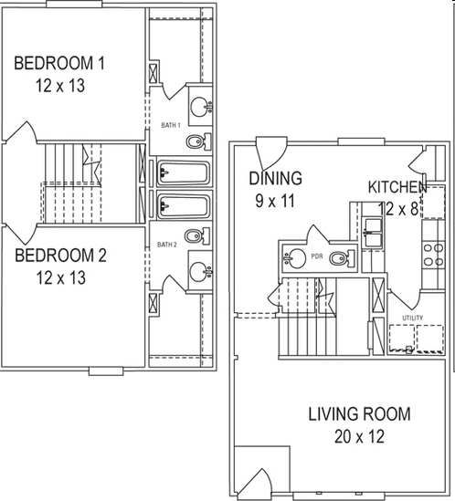 2BR/2.5BA - Green Isle Townhomes