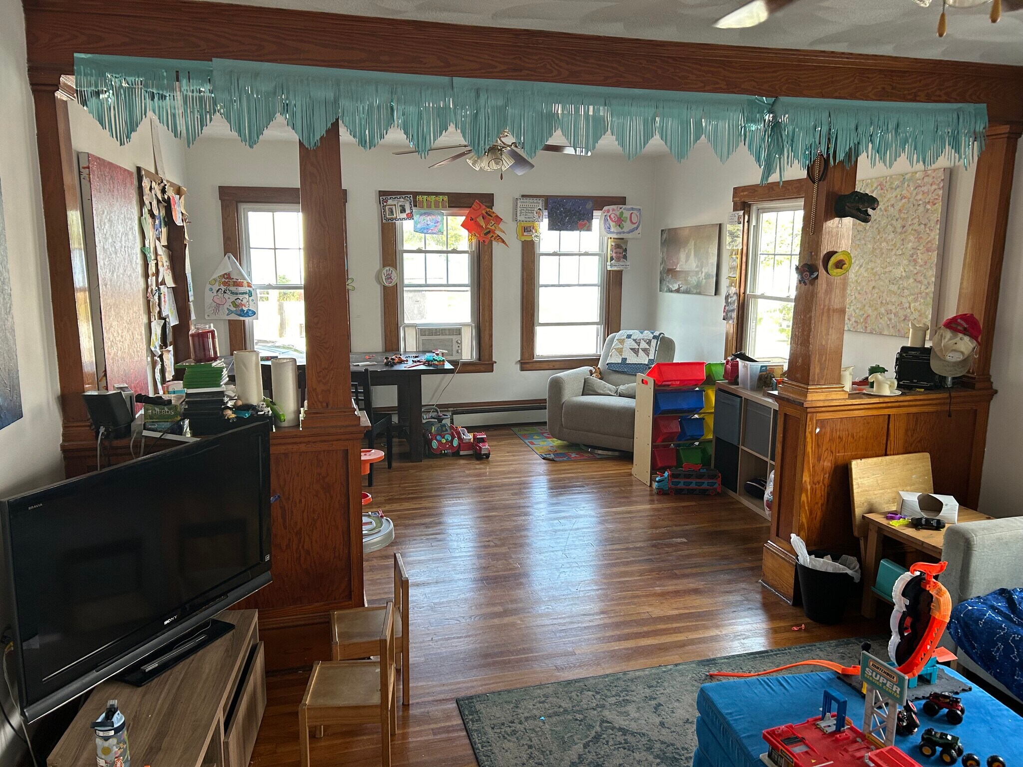 Double parlor living room - 221 Market St