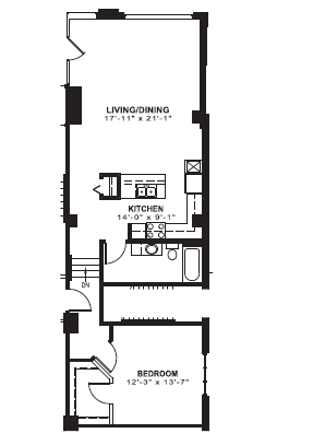 1BR/1BA - Historic Louis Joliet Apartments