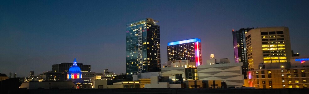 Rooftop night views - 55 Page St